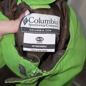 Columbia rain coat